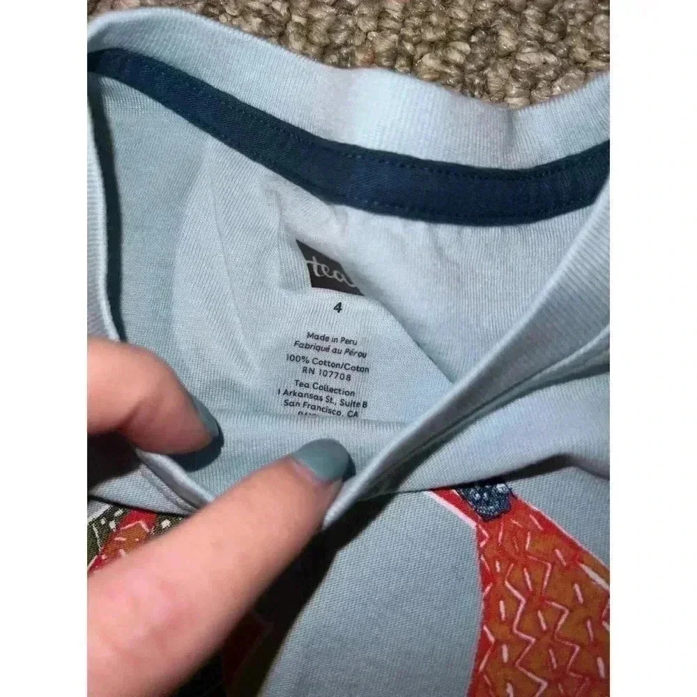 NWT! TEA fish top size 4 - Picture 6 of 6